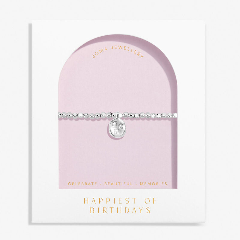 Joma Jewellery - Dolce Vita 'Happiest Of Birthdays' Bracelet - Something Different Gift Shop