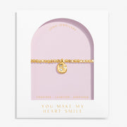 Joma Jewellery - Dolce Vita 'You Make My Heart Smile' Bracelet - Something Different Gift Shop