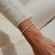 Joma Jewellery Best News Ever bracelet worn on wrist