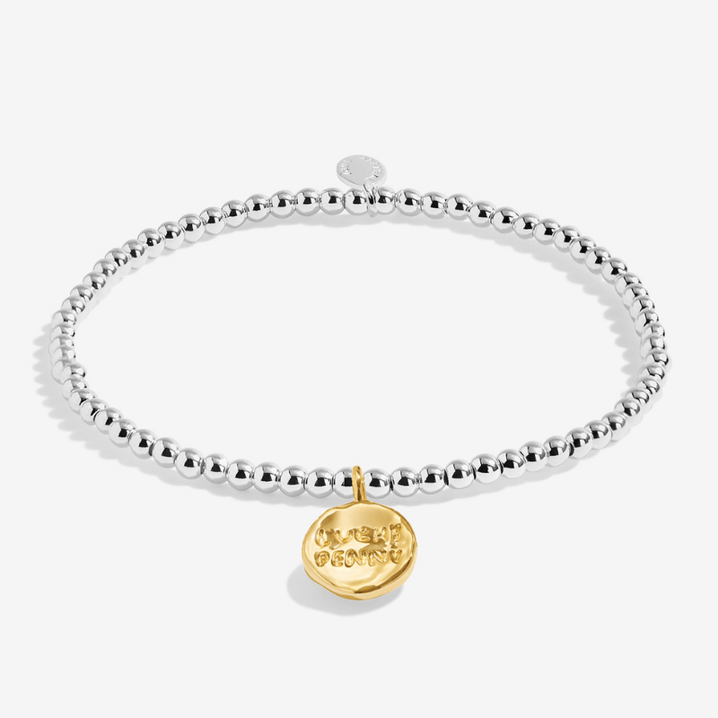 Silver and gold-plated Joma Jewellery Lucky Penny bracelet