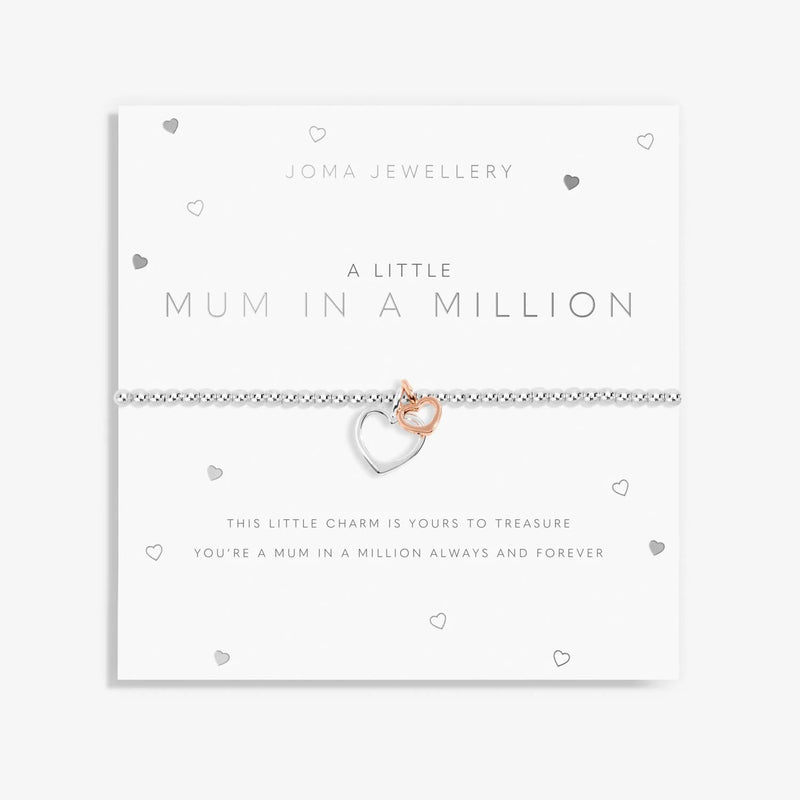 Joma Jewellery - 'Mum In A Million' A Little Bracelet - Something Different Gift Shop