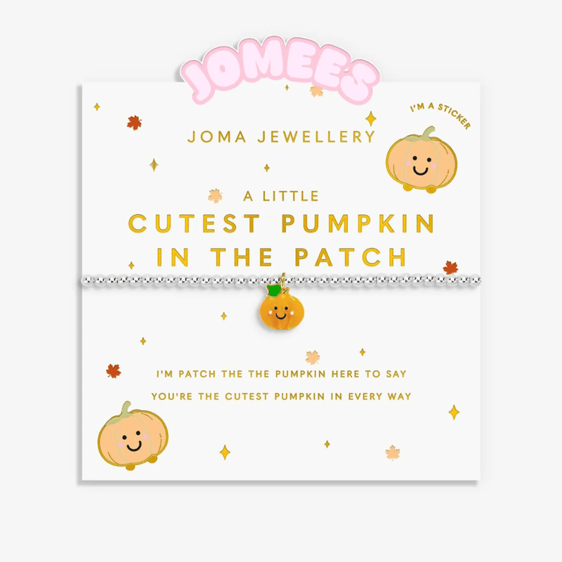 Joma Jewellery A Little Jomees Cutest Pumpkin In The Patch bracelet card