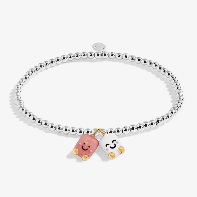 Joma Jewellery Kids' Love You S'More bracelet with marshmallow characters