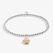 Joma Jewellery Kids' Jomees Sprinkle Kindness bracelet with cupcake charm