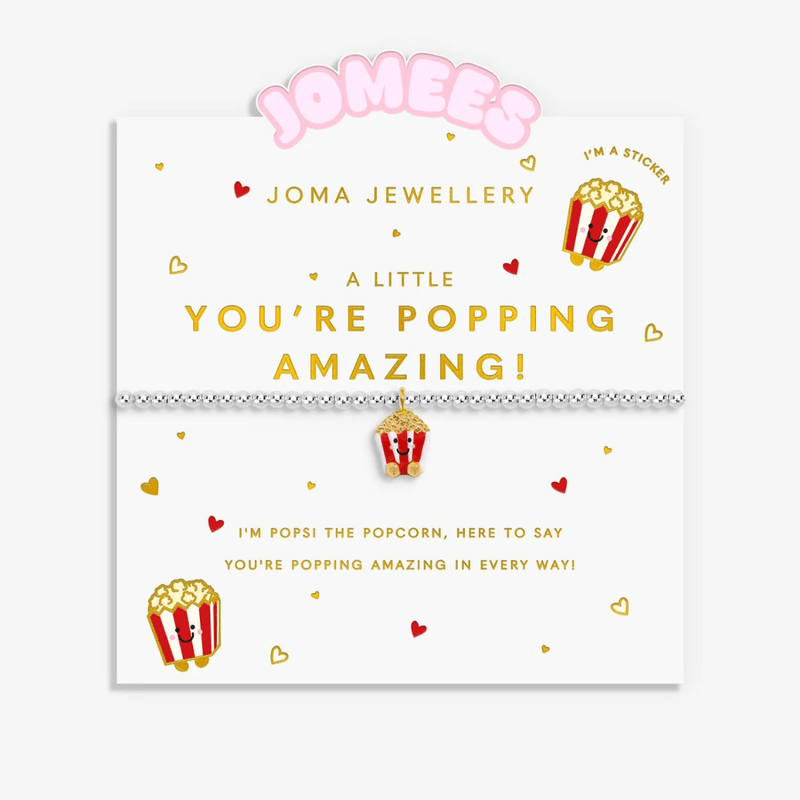 Joma Jewellery A Little Jomees You're Popping Amazing bracelet card