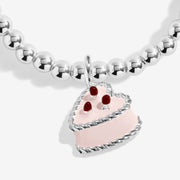 Close-up of Joma Life Is Sweet bracelet cake charm