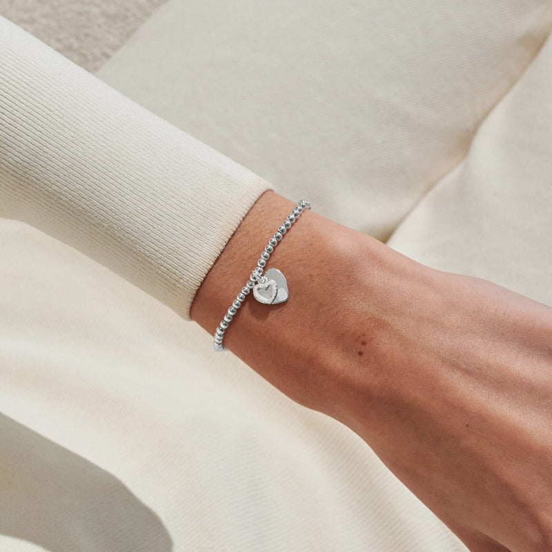 Joma Jewellery Lucky To Have A Mum Like You Bracelet worn on wrist