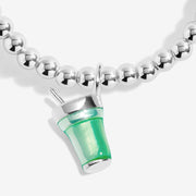 Close-up of Joma Matcha Made In Heaven bracelet charm