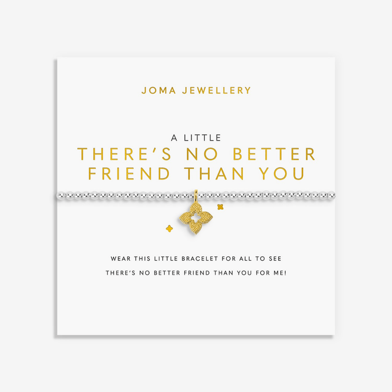 Joma Jewellery There’s No Better Friend Than You bracelet on its sentiment card