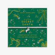 Joma Jewellery A Little Secret Santa Bracelet on festive sentiment card