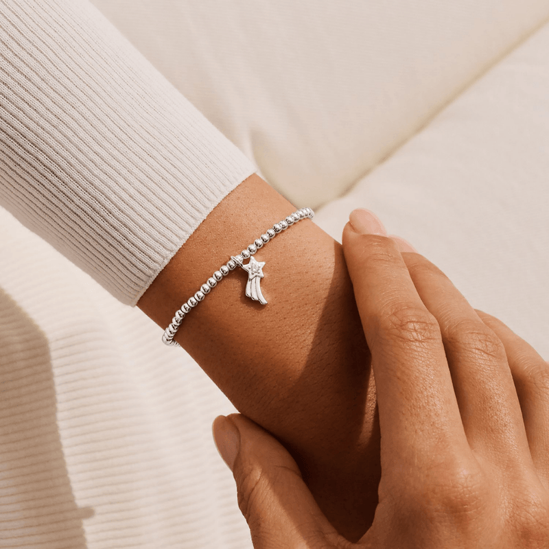 Joma Jewellery Secret Santa Christmas Bracelet worn on the wrist
