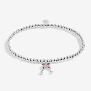 Joma A Little Sip Sip Hooray Birthday Bracelet with champagne glasses charm