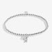 Silver-plated Joma new baby bracelet with teddy bear charm