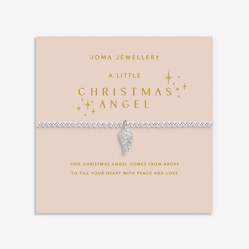 Display card for Joma Jewellery A Little “Christmas Angel” bracelet – a gift to fill the heart with peace and love.