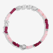 Joma Kids Happy Little Moments Christmas Wish pink bead bracelet
