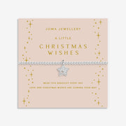 Joma Christmas Wishes bracelet on festive sentiment card