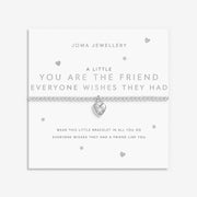 Joma Jewellery You’re The Friend Everyone Wishes They Had Bracelet on sentiment card