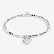 Joma Jewellery heart charm granddaughter silver bracelet – bracelet gift for her, Christmas gifts for women and kids.