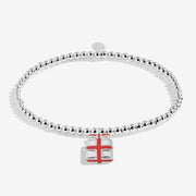 Joma Love From Santa children’s bracelet with Christmas present charm
