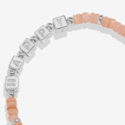 Joma Happy Christmas bracelet with HAPPY letter cubes