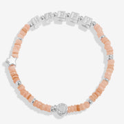 Joma Kids Happy Little Moments Happy Christmas peach bead bracelet