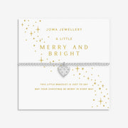 Joma Merry & Bright bracelet on festive sentiment card