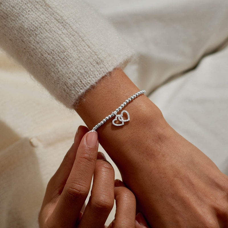 Joma Jewellery Merry Christmas Fabulous Friend Bracelet worn on wrist