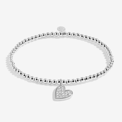 Joma Christmas daughter bracelet with silver heart charm
