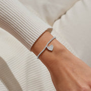 Joma Merry Christmas Lovely Daughter bracelet worn on wrist