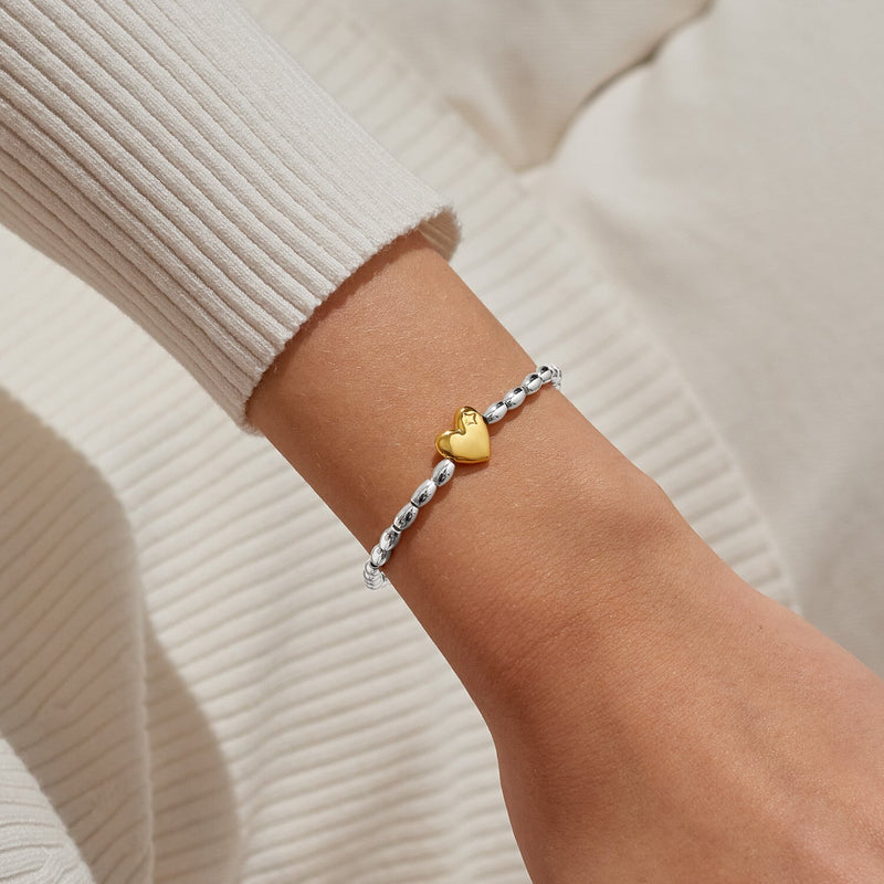 Joma Season To Sparkle bracelet worn on wrist