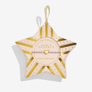 Joma Jewellery Season To Sparkle bracelet in star Christmas gift box