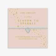 Joma Season To Sparkle bracelet on festive sentiment card