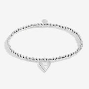 Joma Jewellery A Little Love You Daughter Bracelet with sparkling heart charm