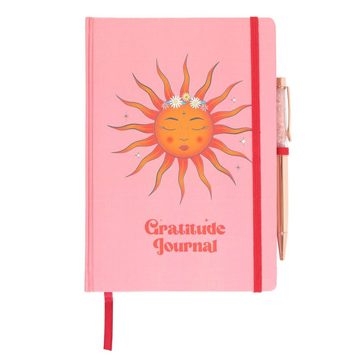 Journal With Crystal Pen - Gratitude - Something Different Gift Shop