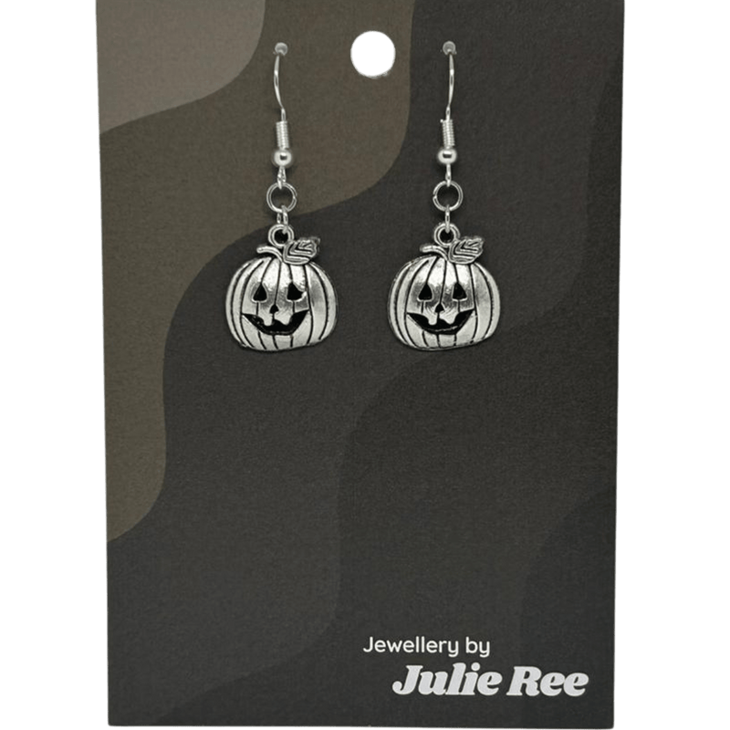 Julie Ree Earrings - Carved Pumpkin - Something Different Gift Shop