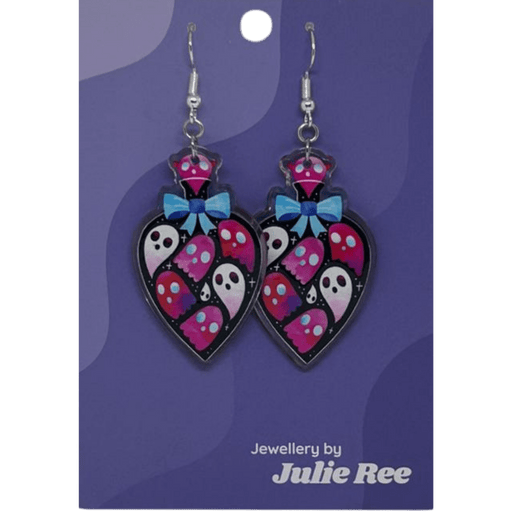 Julie Ree Earrings - Ghost Potion - Something Different Gift Shop