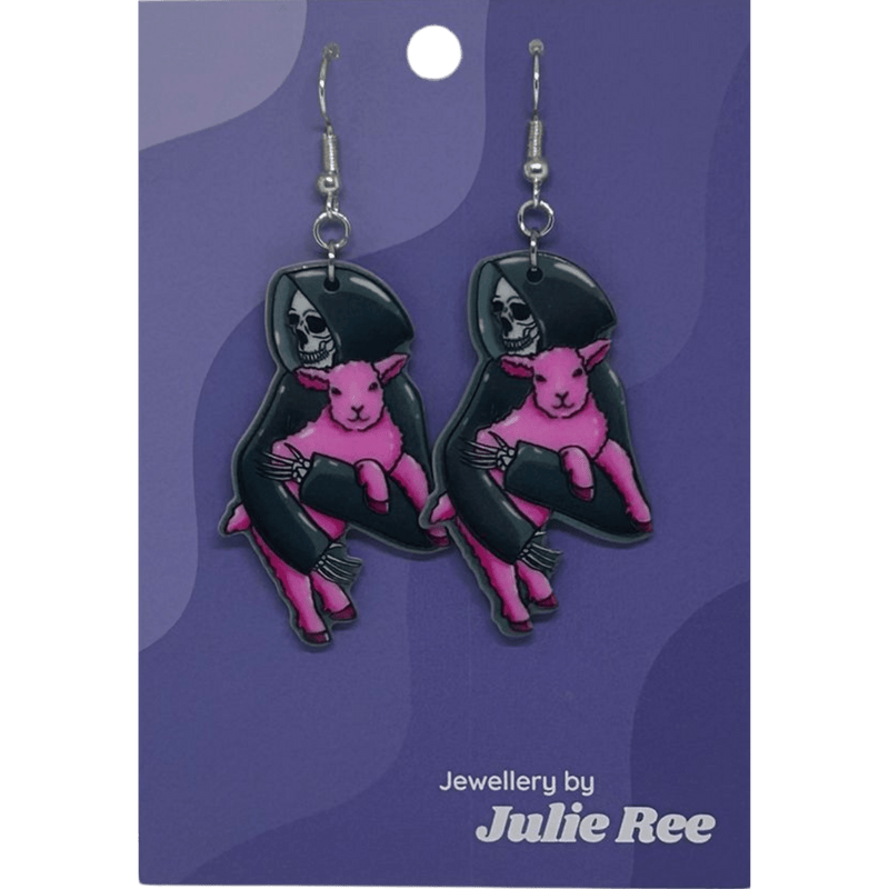 Julie Ree Earrings - Grim With Goat - Something Different Gift Shop