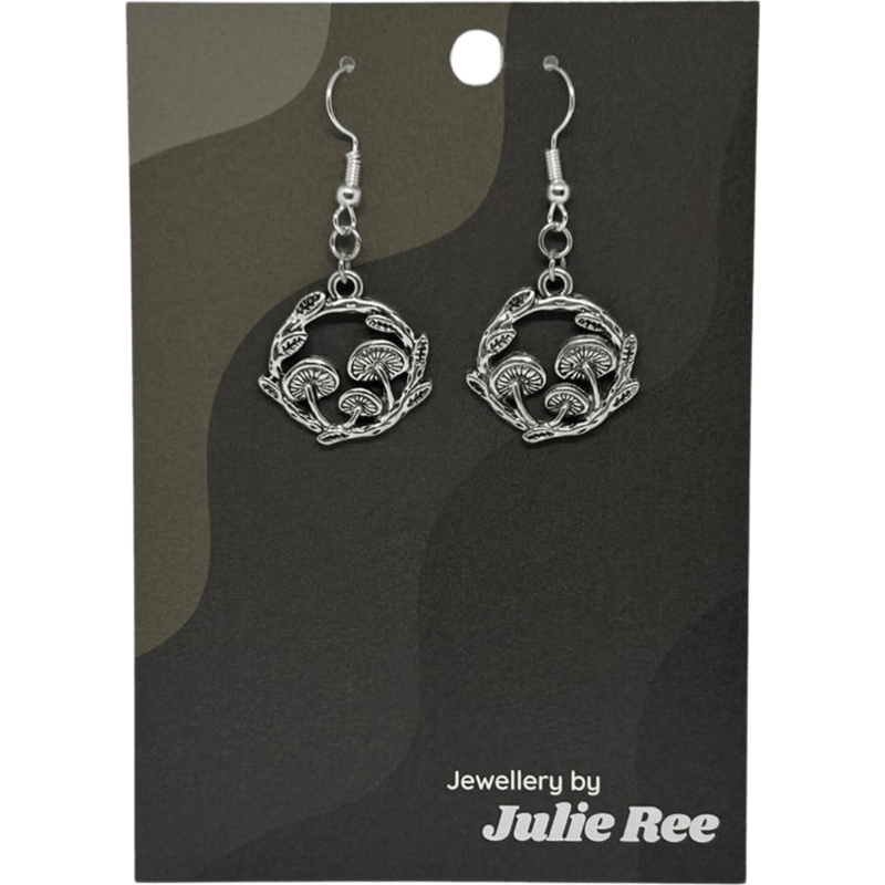 Julie Ree Earrings - Mushroom Circle - Something Different Gift Shop