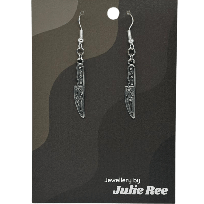 Julie Ree Earrings - Scream Knife - Something Different Gift Shop