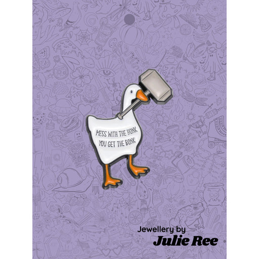Julie Ree Enamel Pin - Get The Bonk - Something Different Gift Shop