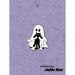 Julie Ree Enamel Pin - Ghost With Cat - Something Different Gift Shop