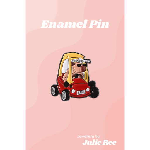 Julie Ree Enamel Pin - Ok I Pull Up - Something Different Gift Shop