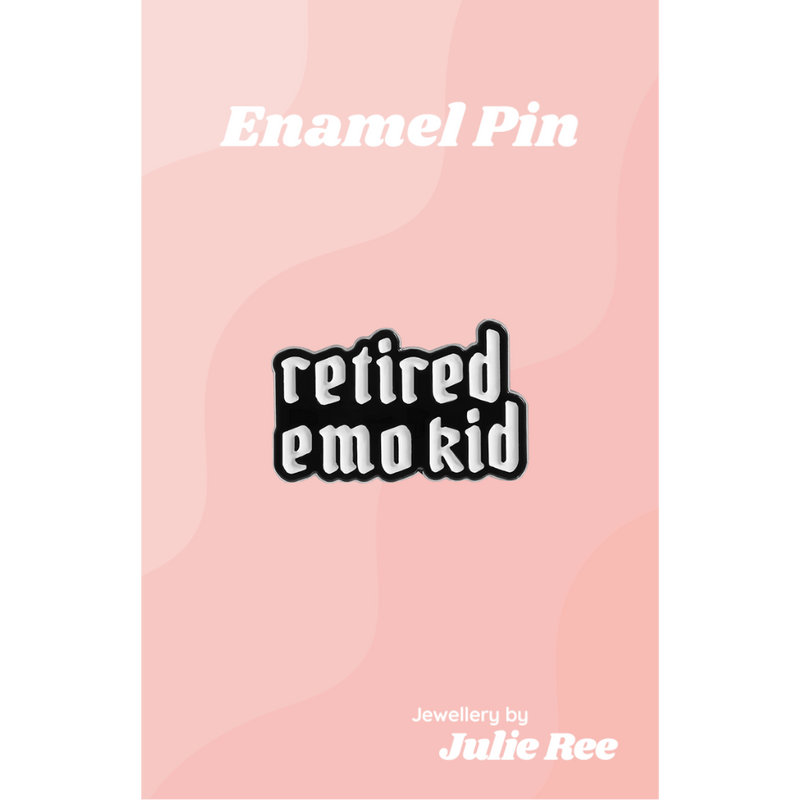 Julie Ree Enamel Pin - Retired Emo Kid - Something Different Gift Shop