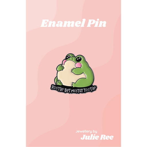 Julie Ree Enamel Pin - Rootin' - Something Different Gift Shop