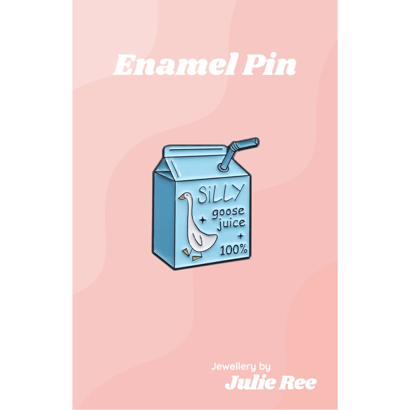 Julie Ree Enamel Pin - Silly Goose Juice - Something Different Gift Shop