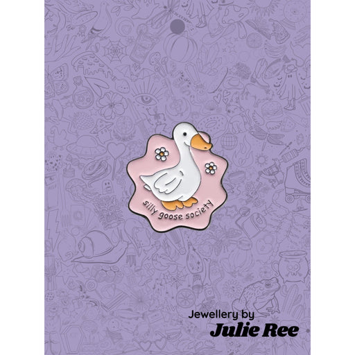 Julie Ree Enamel Pin - Silly Goose Society - Something Different Gift Shop
