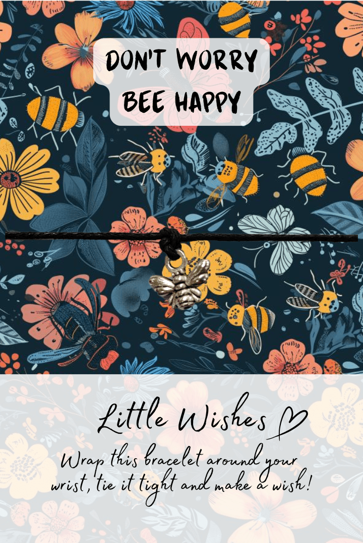 Julie Ree Little Wishes Bracelet - Bee Happy - Something Different Gift Shop