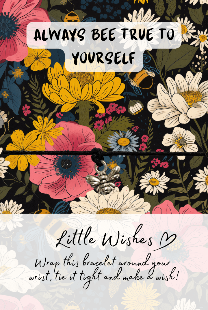 Julie Ree Little Wishes Bracelet - Bee True - Something Different Gift Shop
