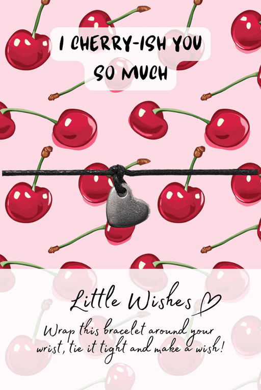 Julie Ree Little Wishes Bracelet - Cherry - Something Different Gift Shop