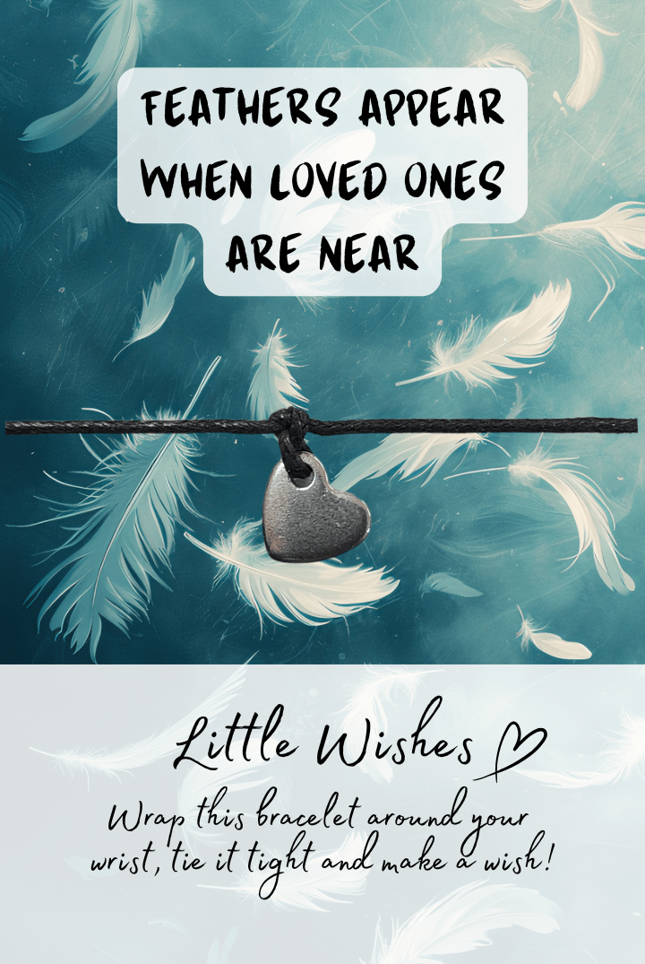 Julie Ree Little Wishes Bracelet - Feathers - Something Different Gift Shop